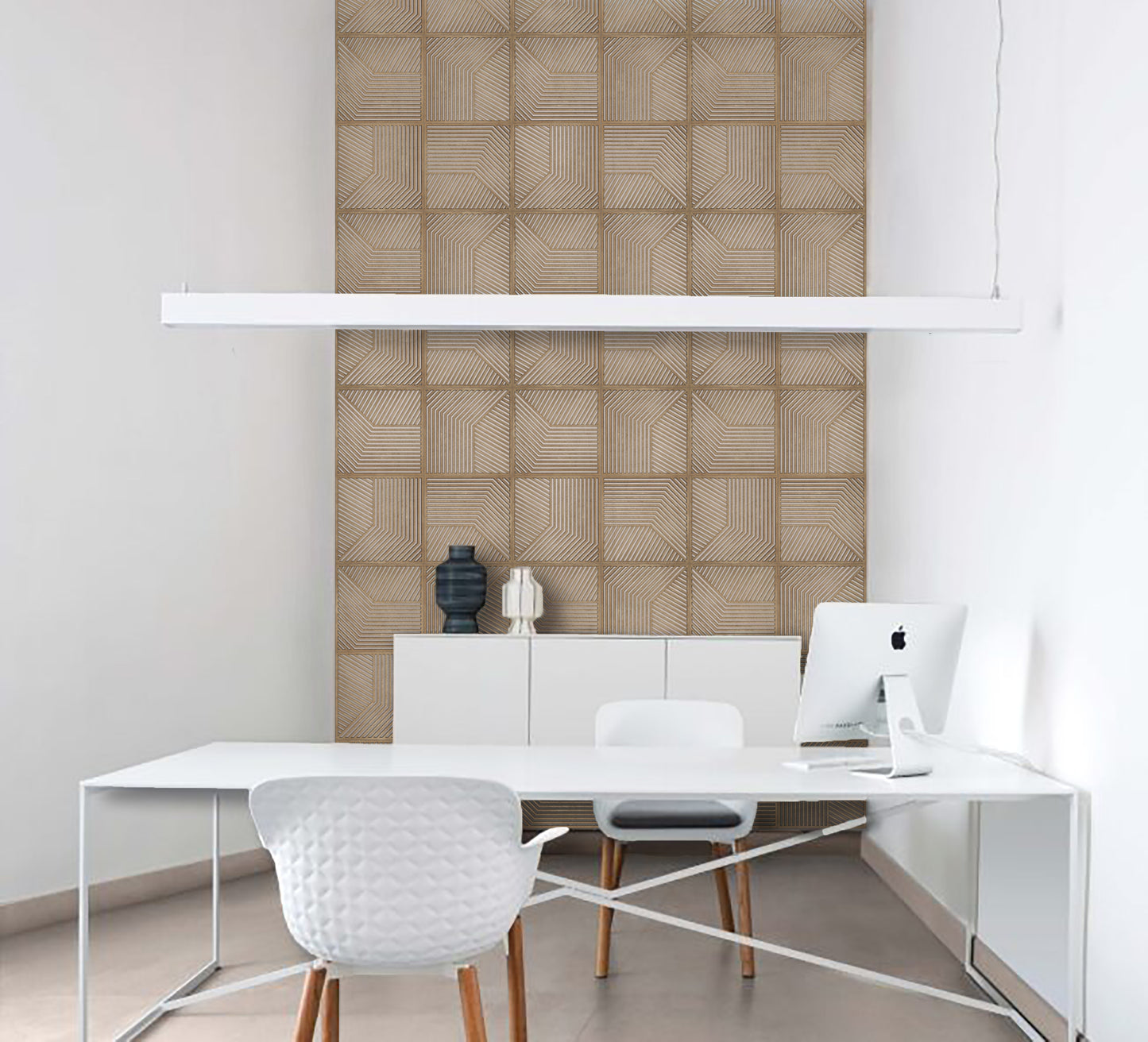 Wooden Hollow Panels - Wall Art Geometric - Decorative Panel