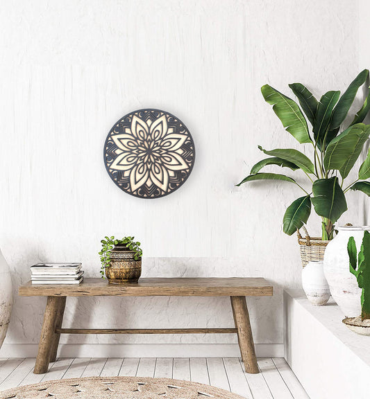 Mandala Wall Art Decor - Wood - Modern Art - Layered Art