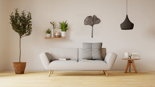 Ginkgo Leaf Wall Art Decor - Wood - Modern Art - Nature Layered Art
