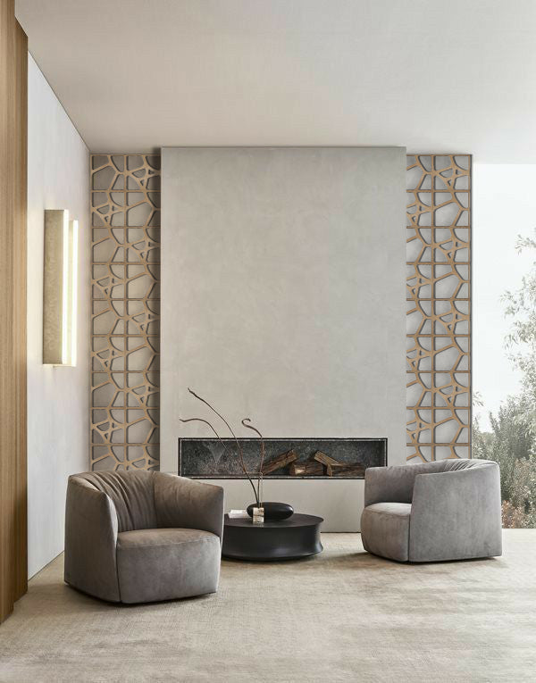 Wooden Hollow Panels - Wall Art Organic - Decorative Panel